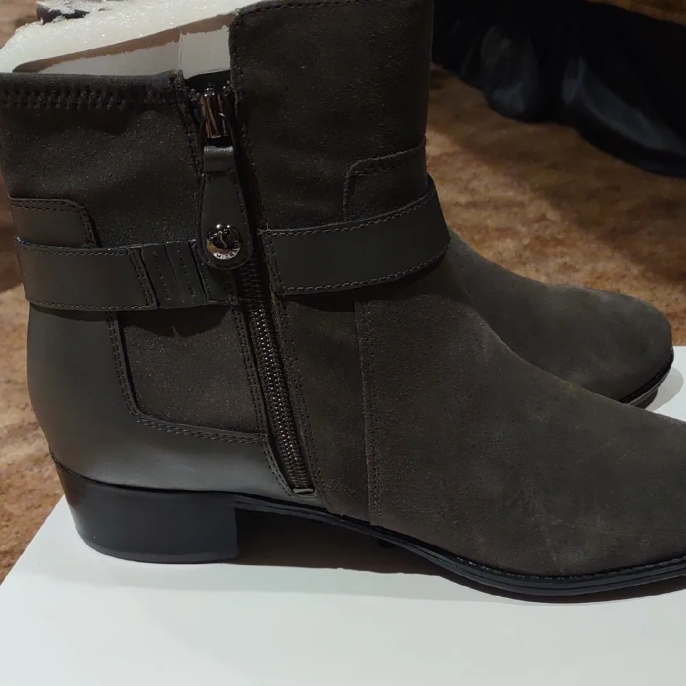 Isaac Mizrahi Suede Ankle Boots, 9.5W